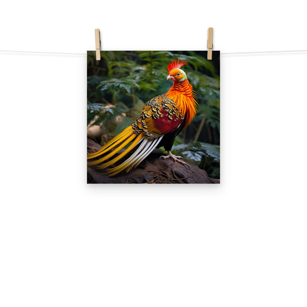 Pheasant Photo paper poster - PosterfyAI.com