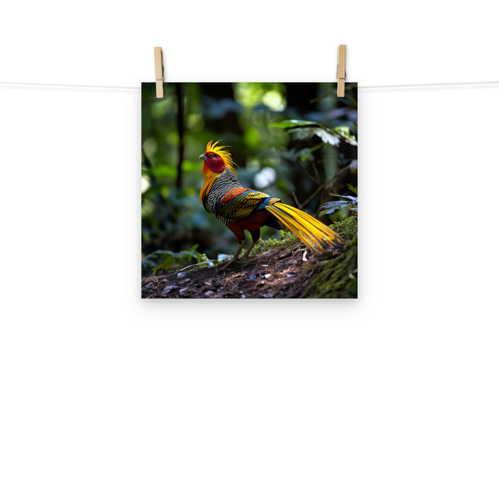 Pheasant Photo paper poster - PosterfyAI.com
