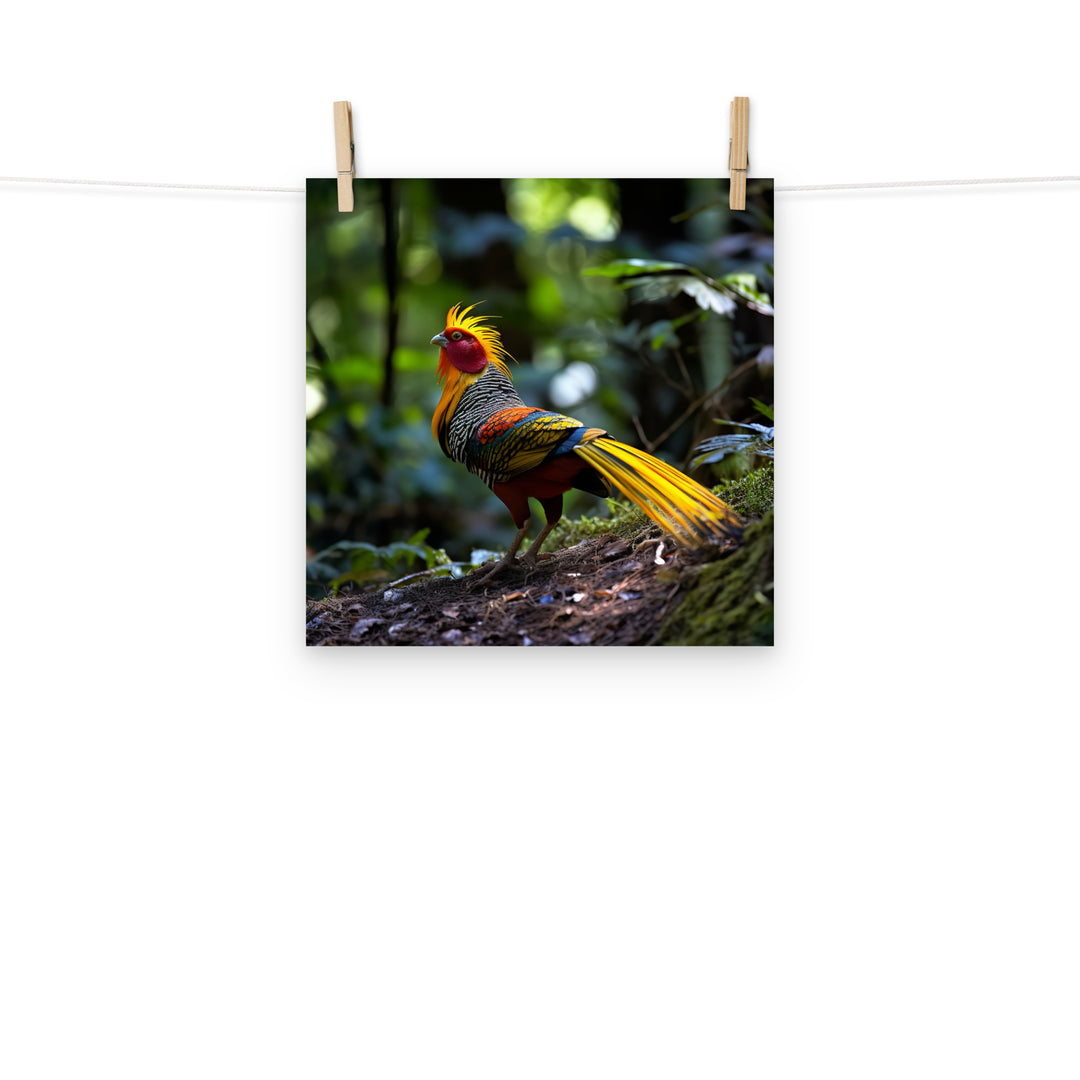 Pheasant Photo paper poster - PosterfyAI.com