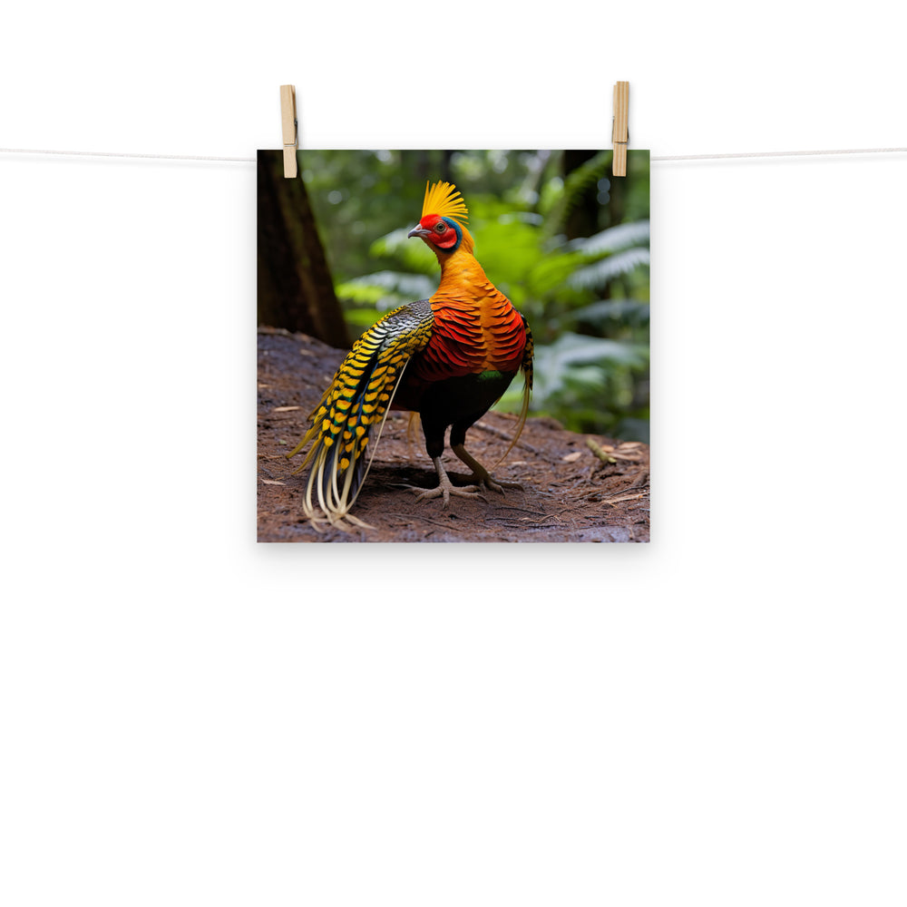 Pheasant Photo paper poster - PosterfyAI.com