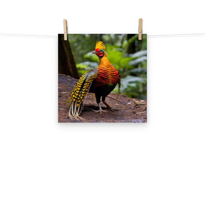 Pheasant Photo paper poster - PosterfyAI.com