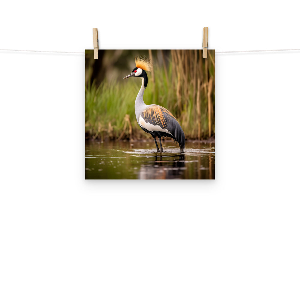 Crane Photo paper poster - PosterfyAI.com