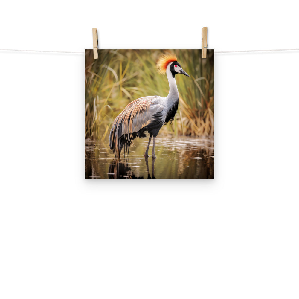 Crane Photo paper poster - PosterfyAI.com