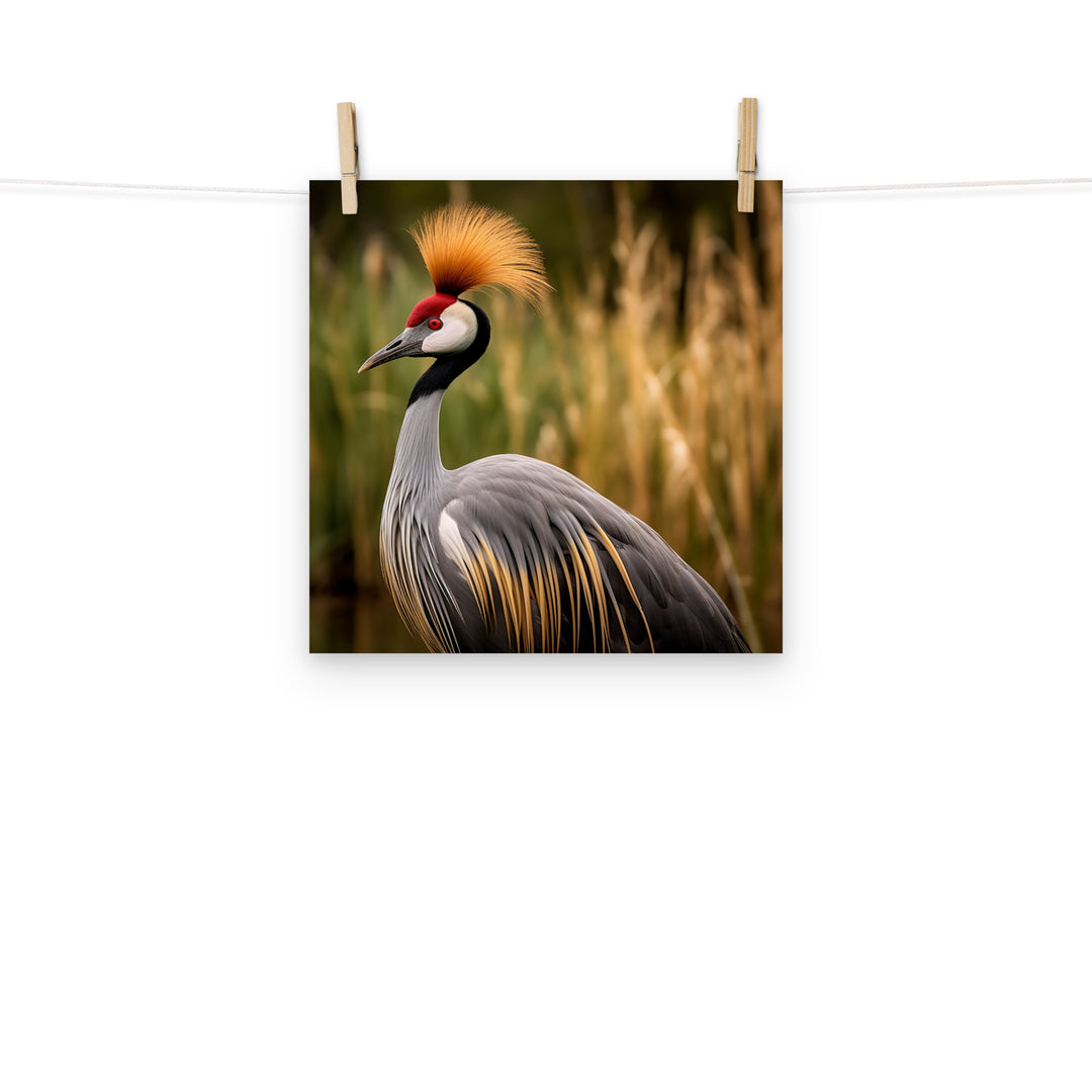 Crane Photo paper poster - PosterfyAI.com