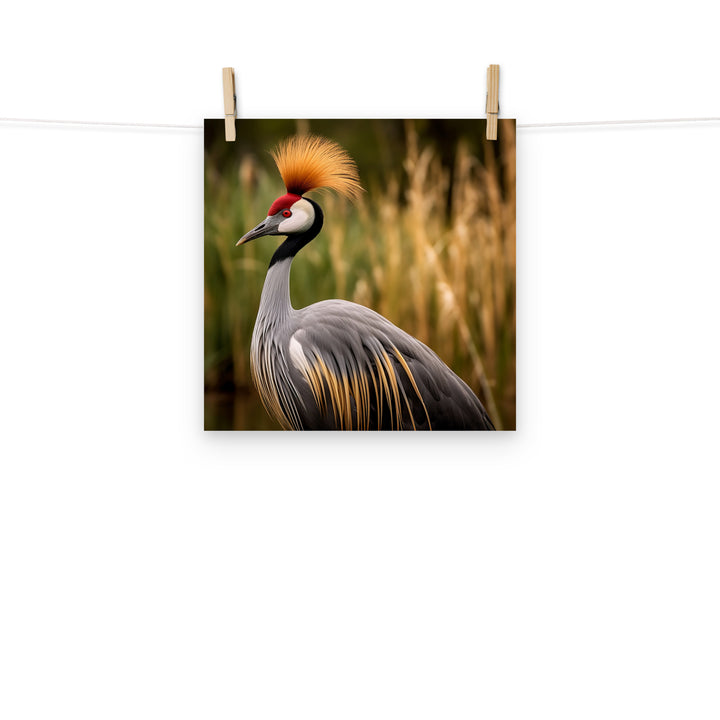 Crane Photo paper poster - PosterfyAI.com