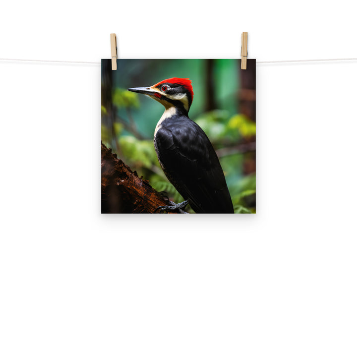 Woodpecker Photo paper poster - PosterfyAI.com