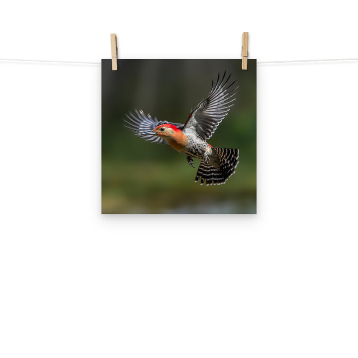 Woodpecker Photo paper poster - PosterfyAI.com