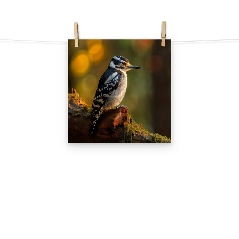 Woodpecker Photo paper poster - PosterfyAI.com