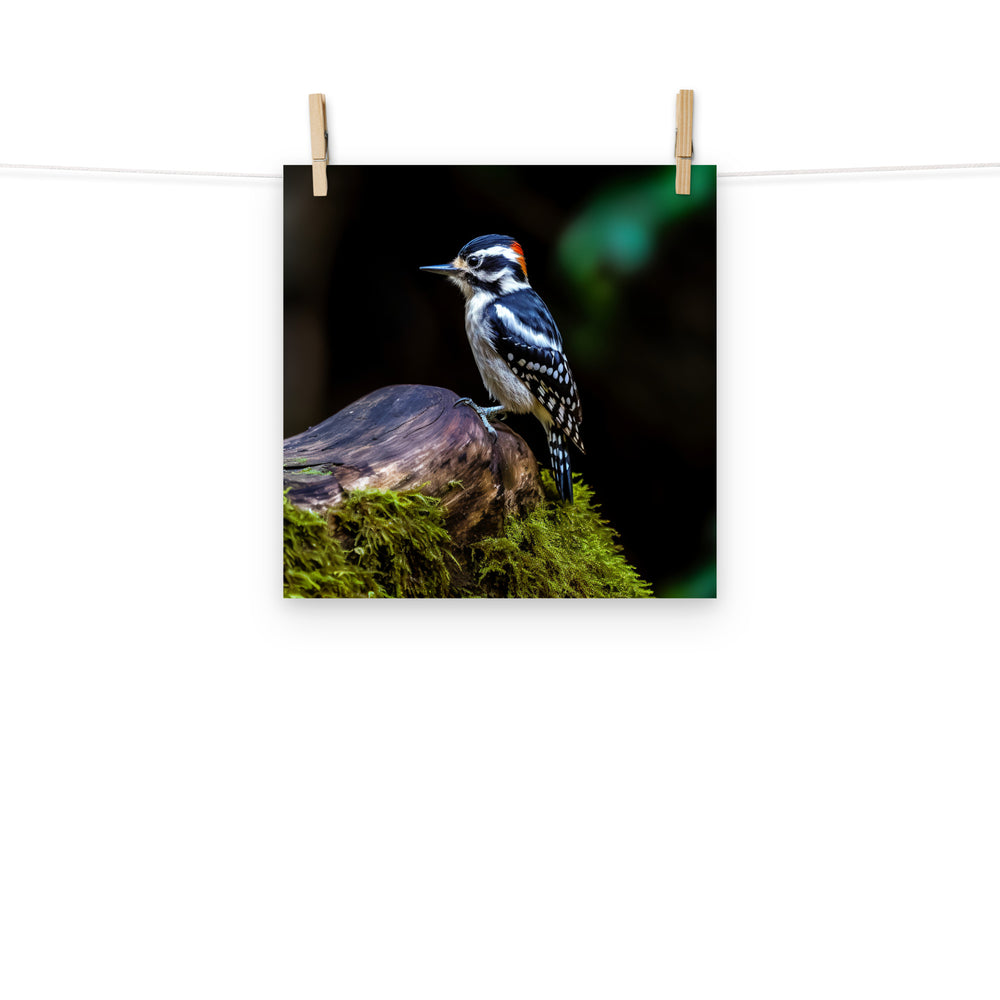 Woodpecker Photo paper poster - PosterfyAI.com
