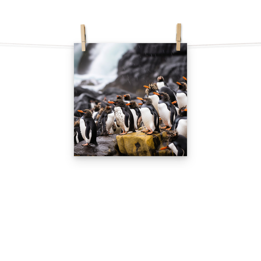 Penguin Photo paper poster - PosterfyAI.com