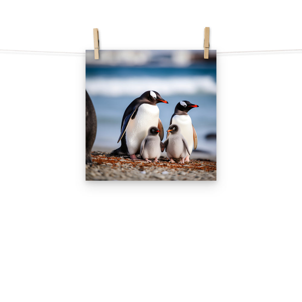 Penguin Photo paper poster - PosterfyAI.com