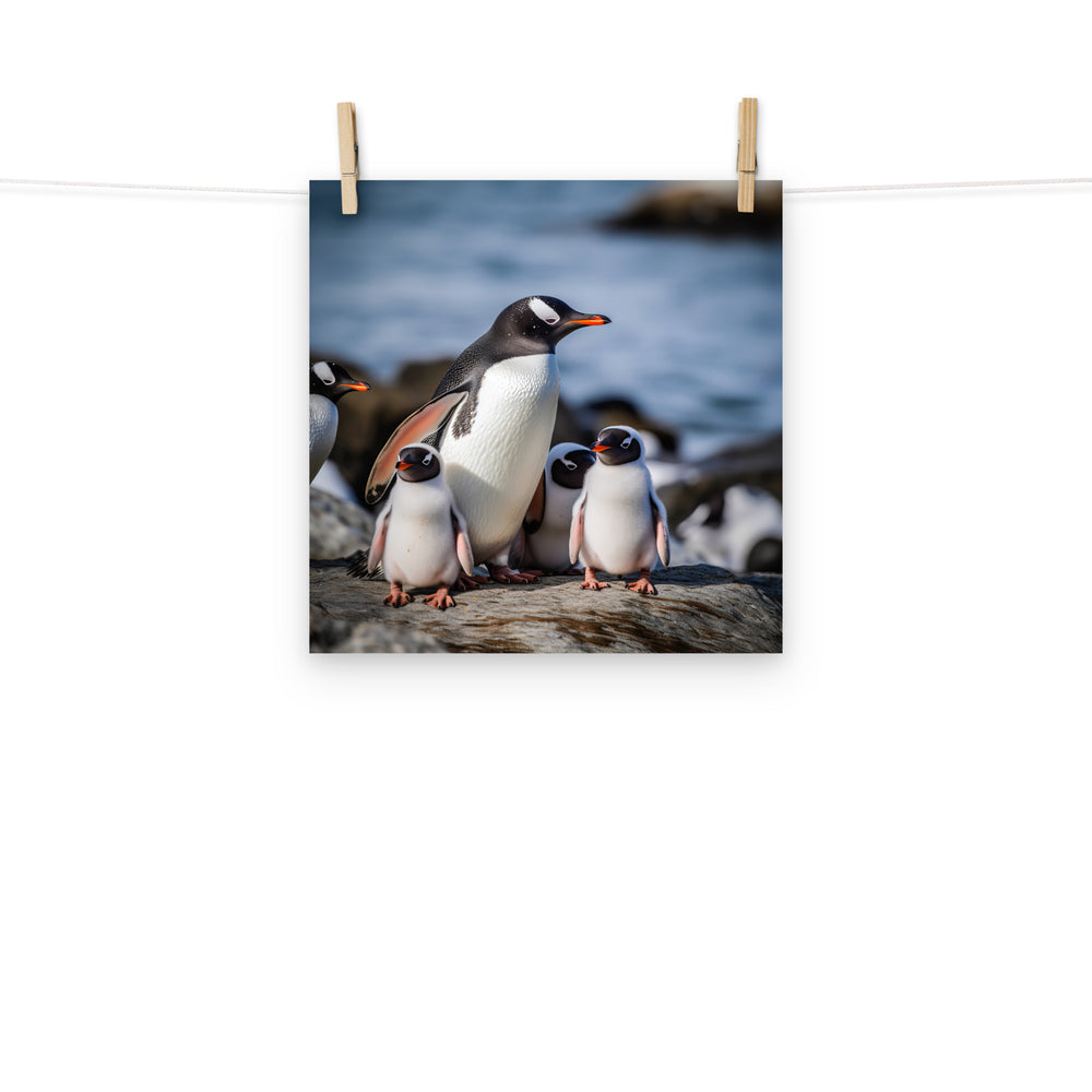 Penguin Photo paper poster - PosterfyAI.com