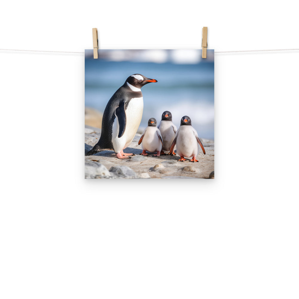 Penguin Photo paper poster - PosterfyAI.com