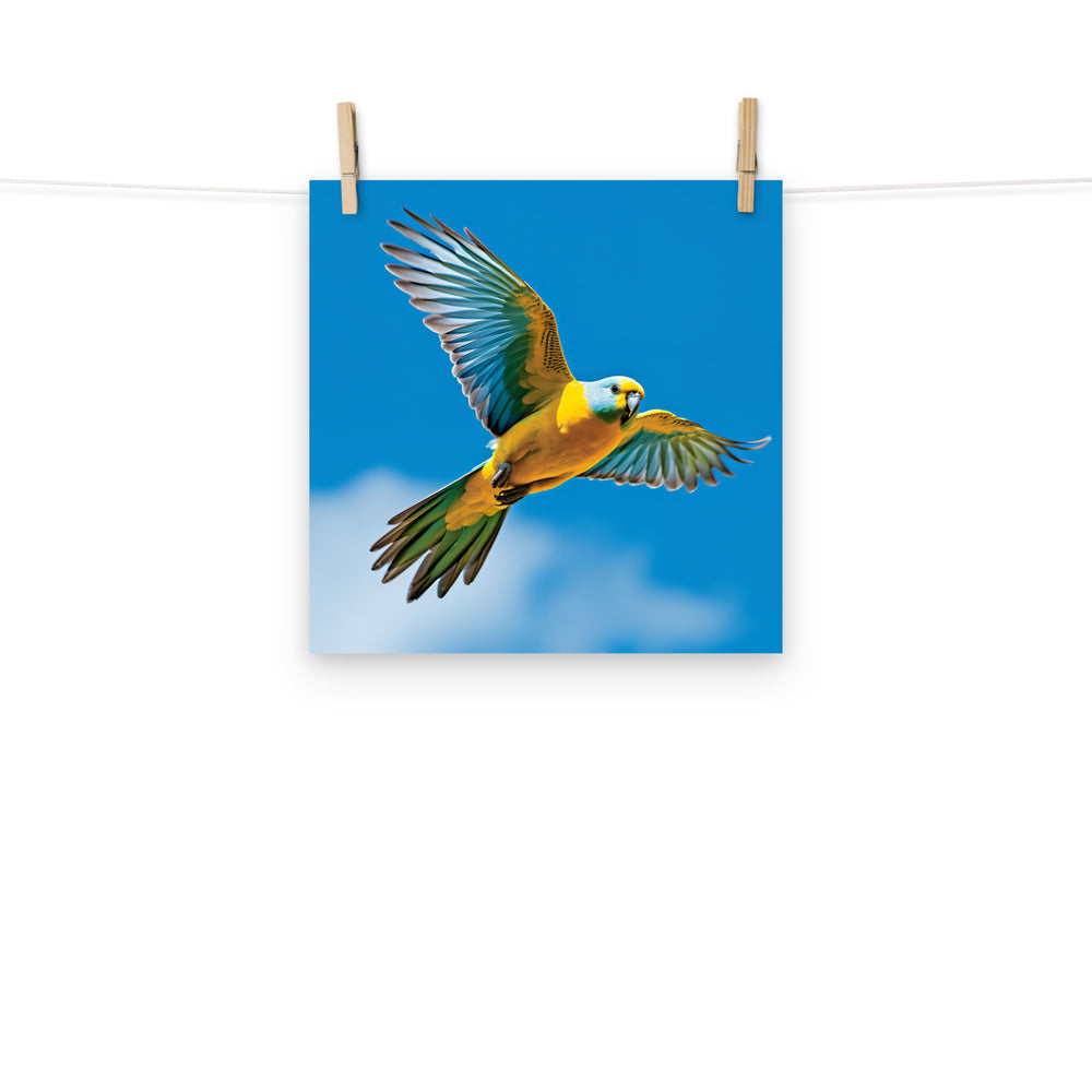 Parakeet Photo paper poster - PosterfyAI.com