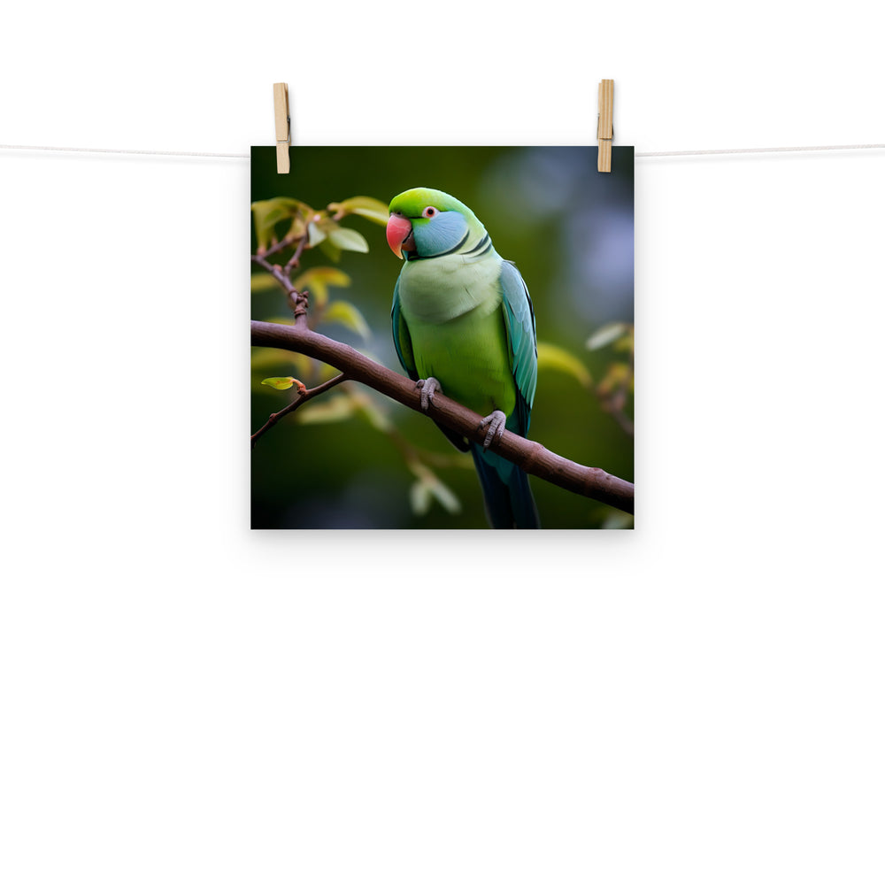 Parakeet Photo paper poster - PosterfyAI.com