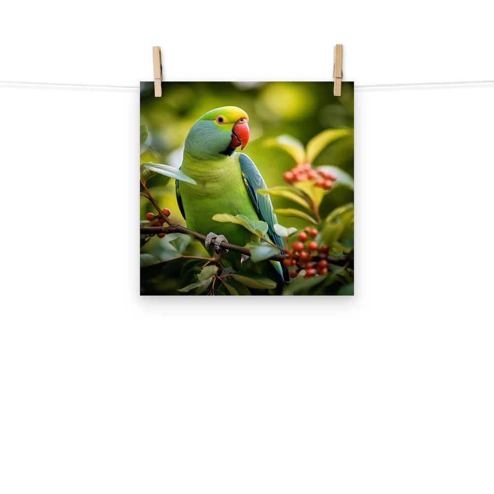 Parakeet Photo paper poster - PosterfyAI.com