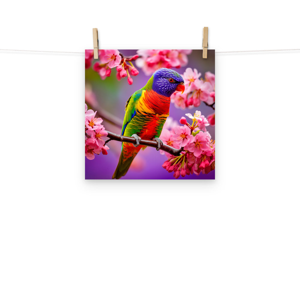 Lorikeet Photo paper poster - PosterfyAI.com