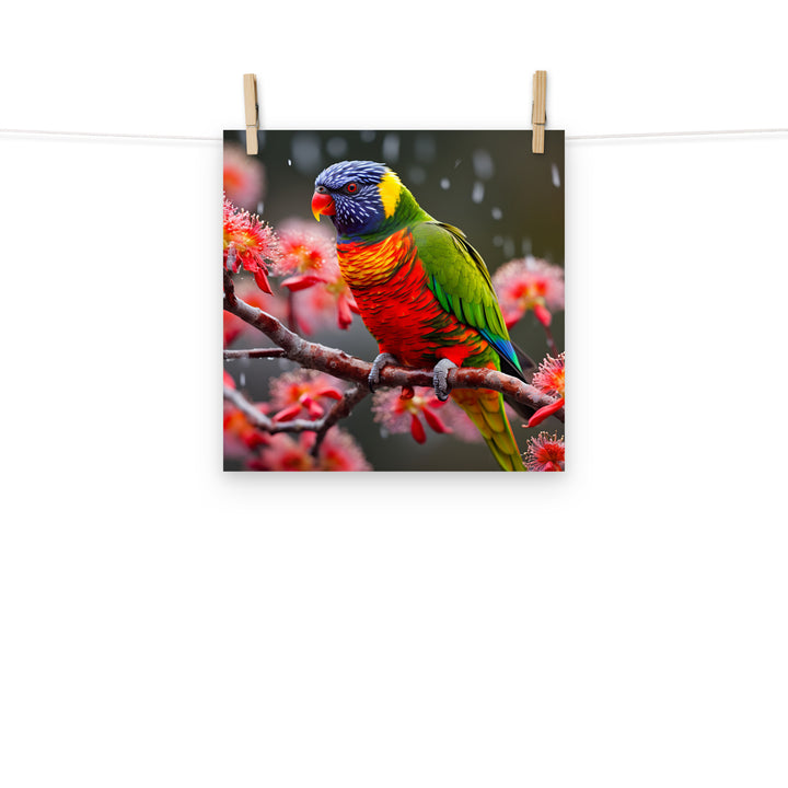 Lorikeet Photo paper poster - PosterfyAI.com