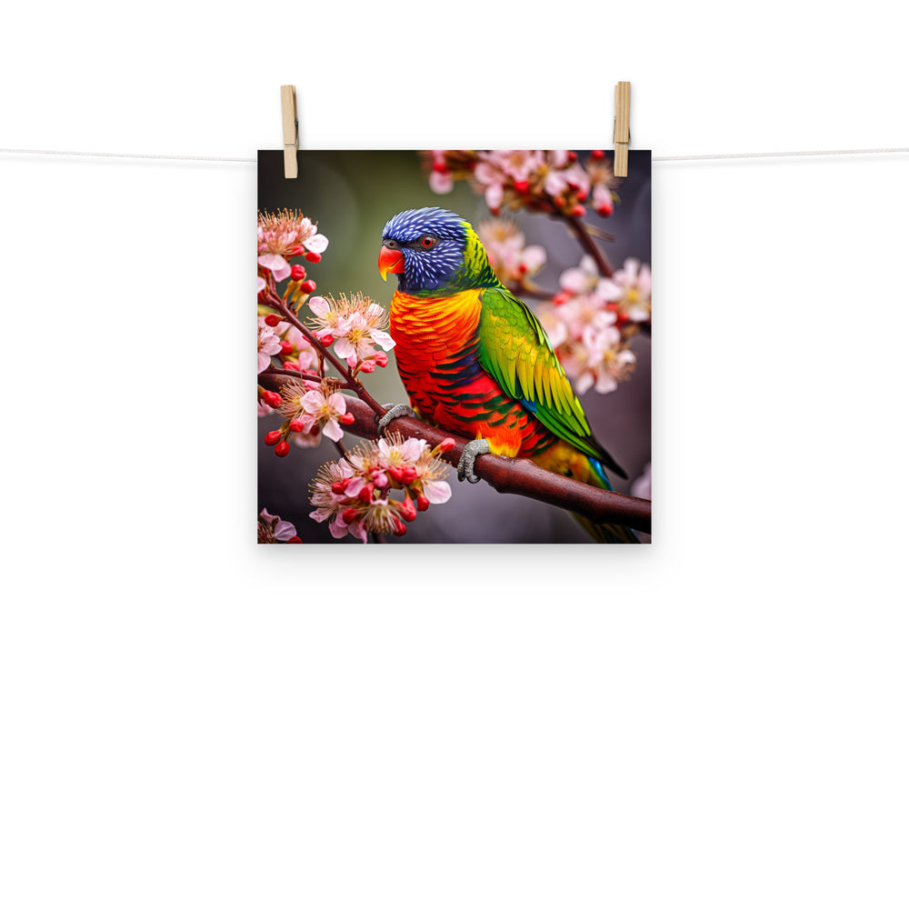 Lorikeet Photo paper poster - PosterfyAI.com