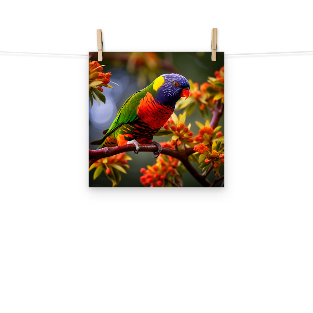 Lorikeet Photo paper poster - PosterfyAI.com