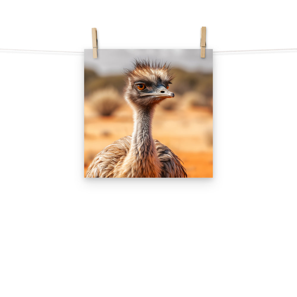 Emu Photo paper poster - PosterfyAI.com