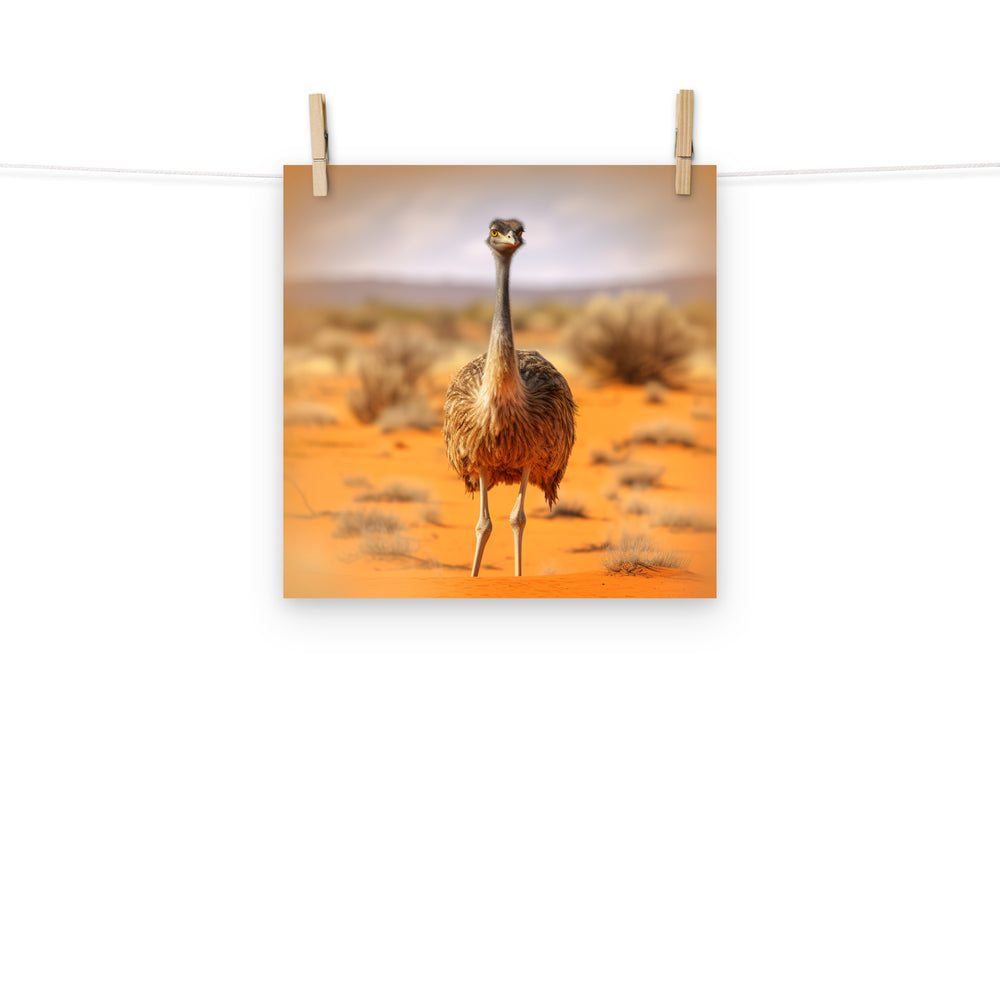 Emu Photo paper poster - PosterfyAI.com