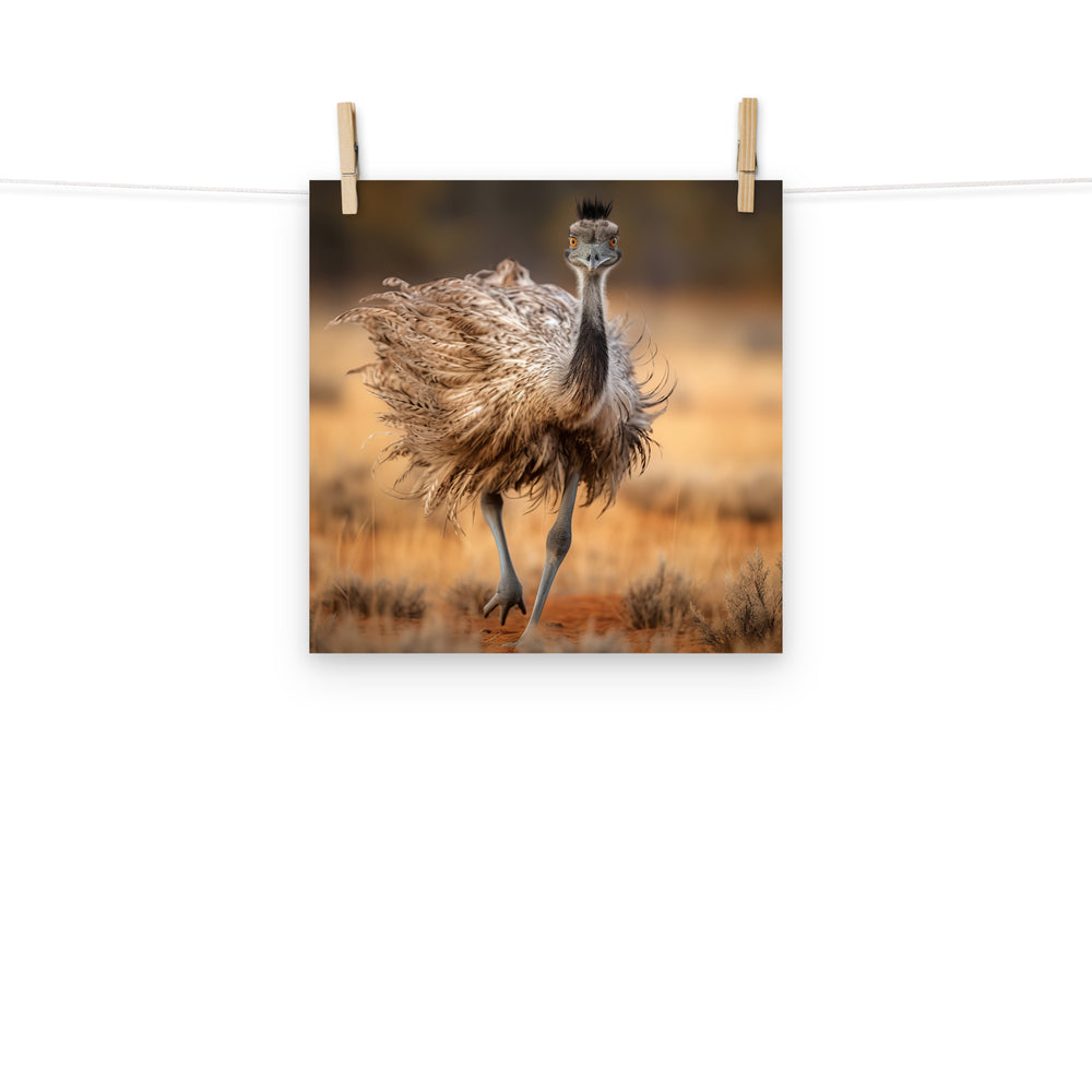 Emu Photo paper poster - PosterfyAI.com
