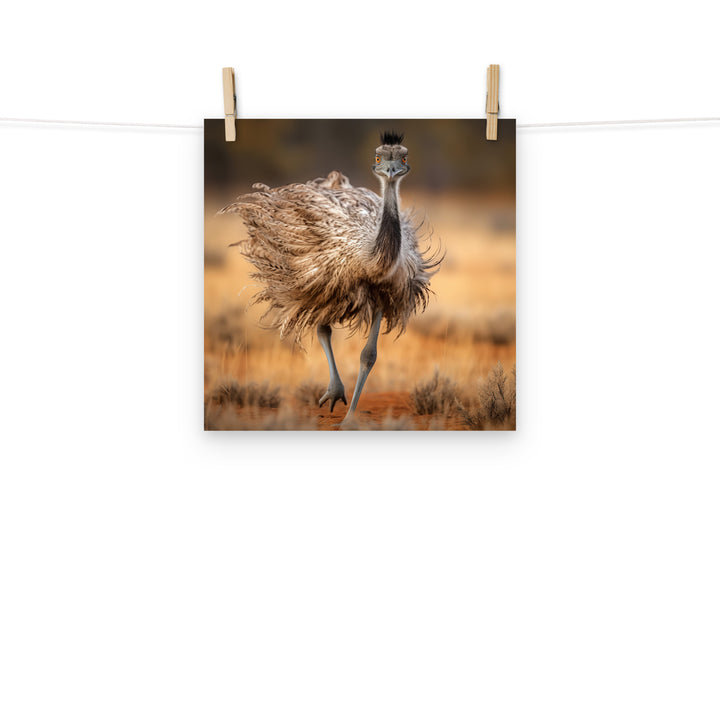 Emu Photo paper poster - PosterfyAI.com