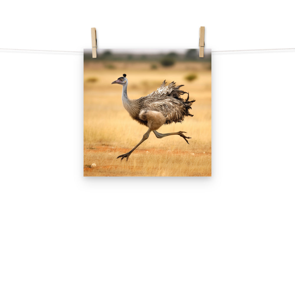 Emu Photo paper poster - PosterfyAI.com