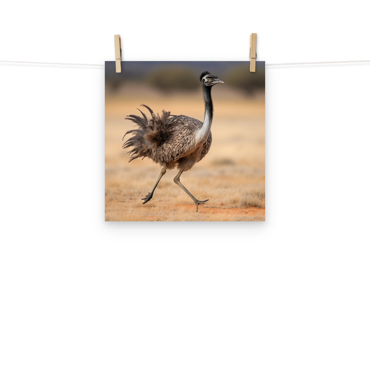 Emu Photo paper poster - PosterfyAI.com