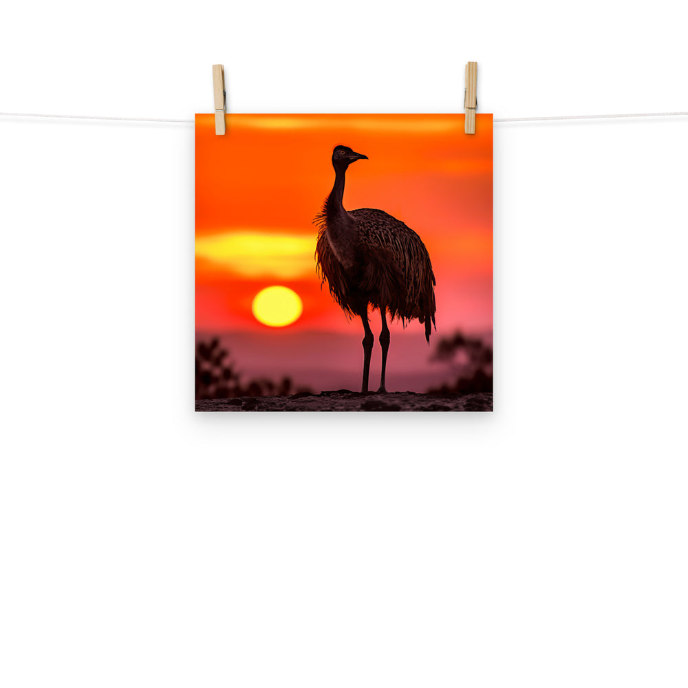 Emu Photo paper poster - PosterfyAI.com