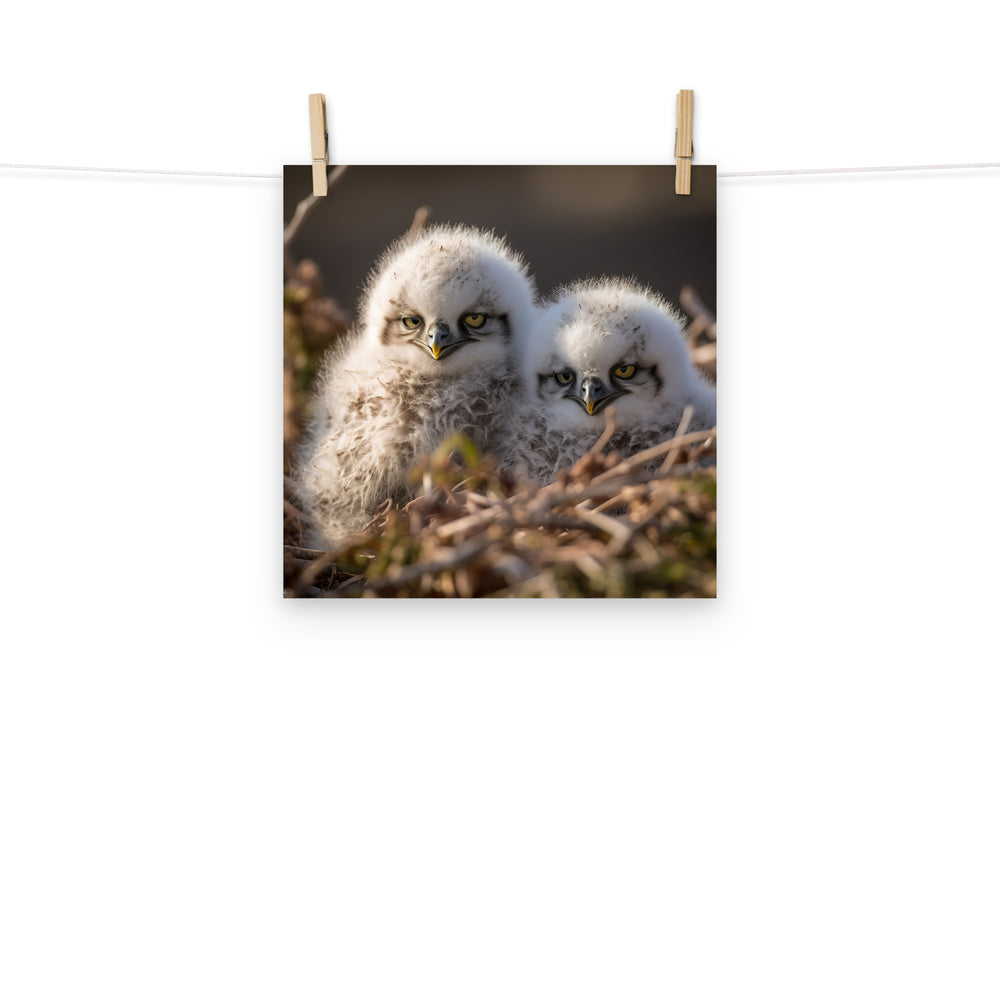 Owl Photo paper poster - PosterfyAI.com