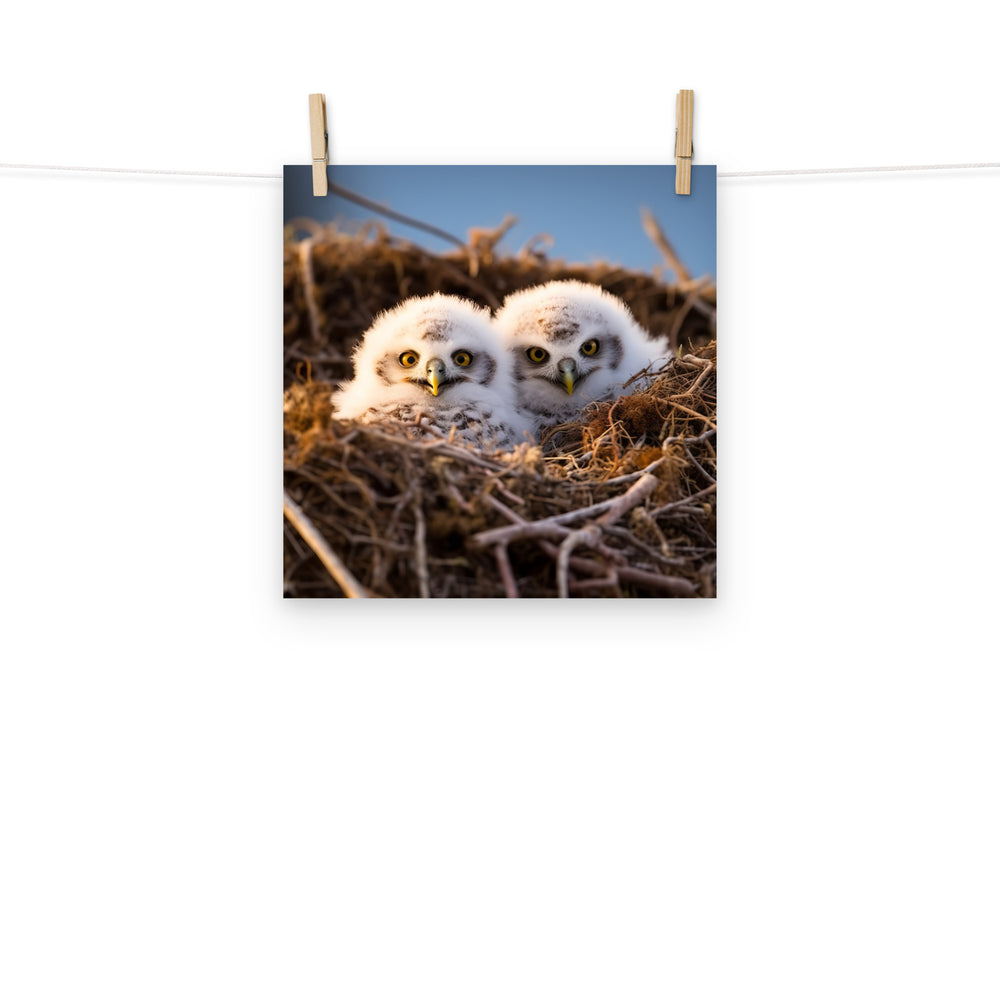 Owl Photo paper poster - PosterfyAI.com