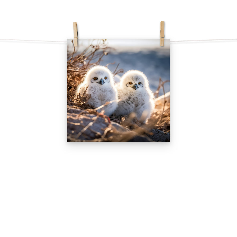 Owl Photo paper poster - PosterfyAI.com