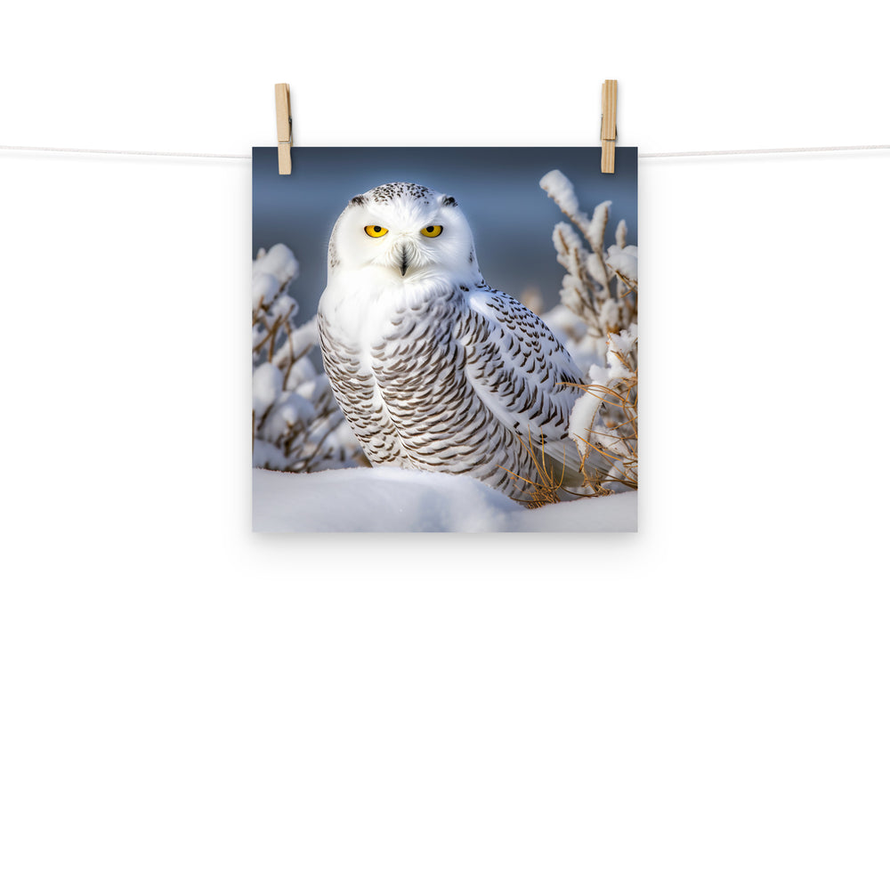 Owl Photo paper poster - PosterfyAI.com