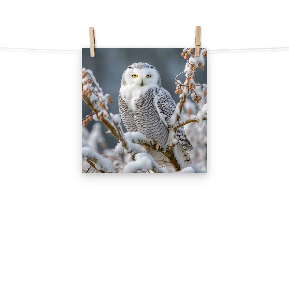 Owl Photo paper poster - PosterfyAI.com