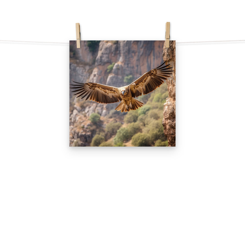 Vulture Photo paper poster - PosterfyAI.com