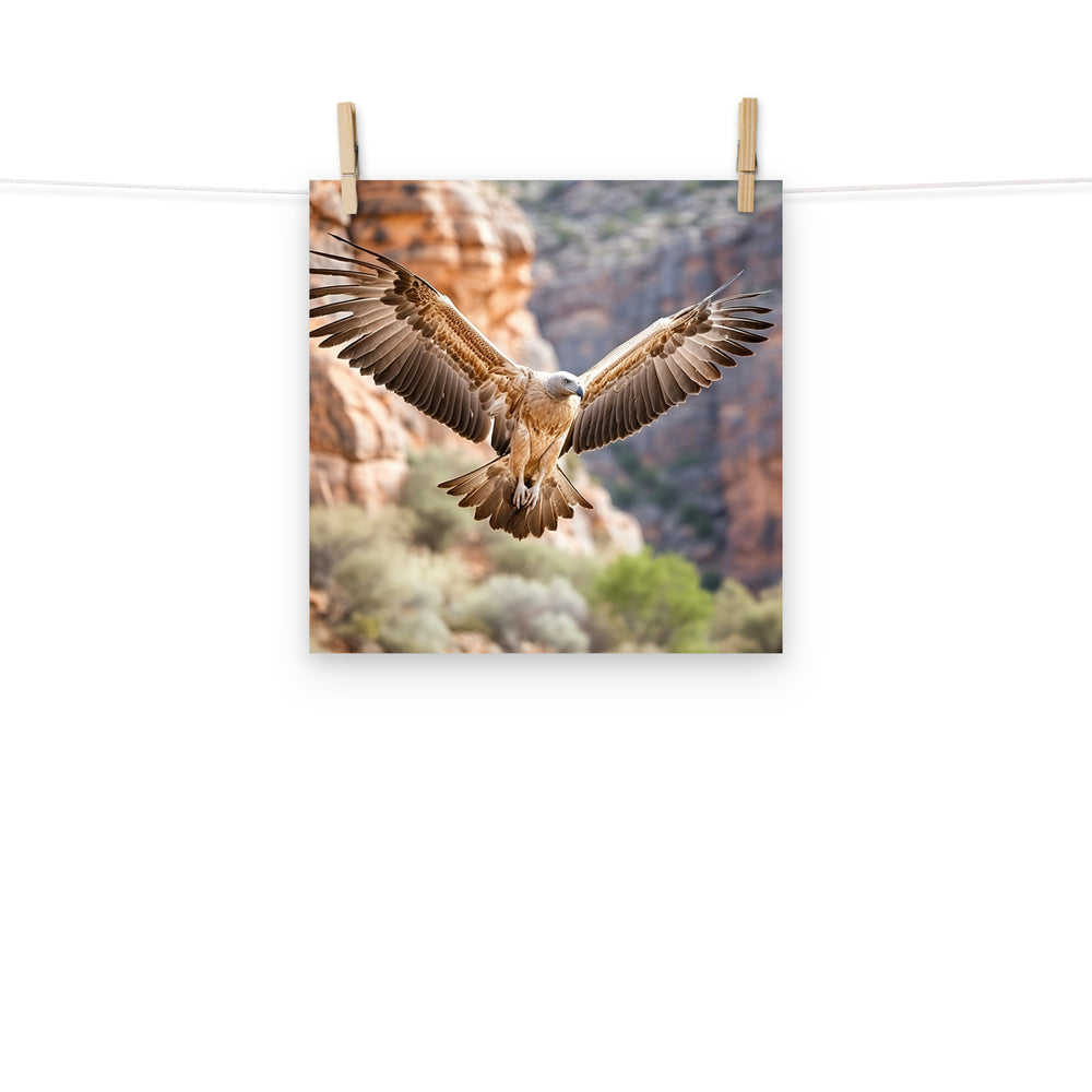 Vulture Photo paper poster - PosterfyAI.com