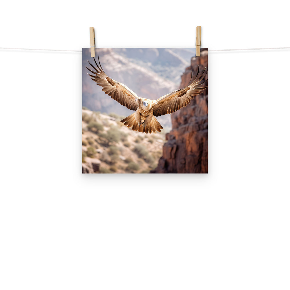 Vulture Photo paper poster - PosterfyAI.com