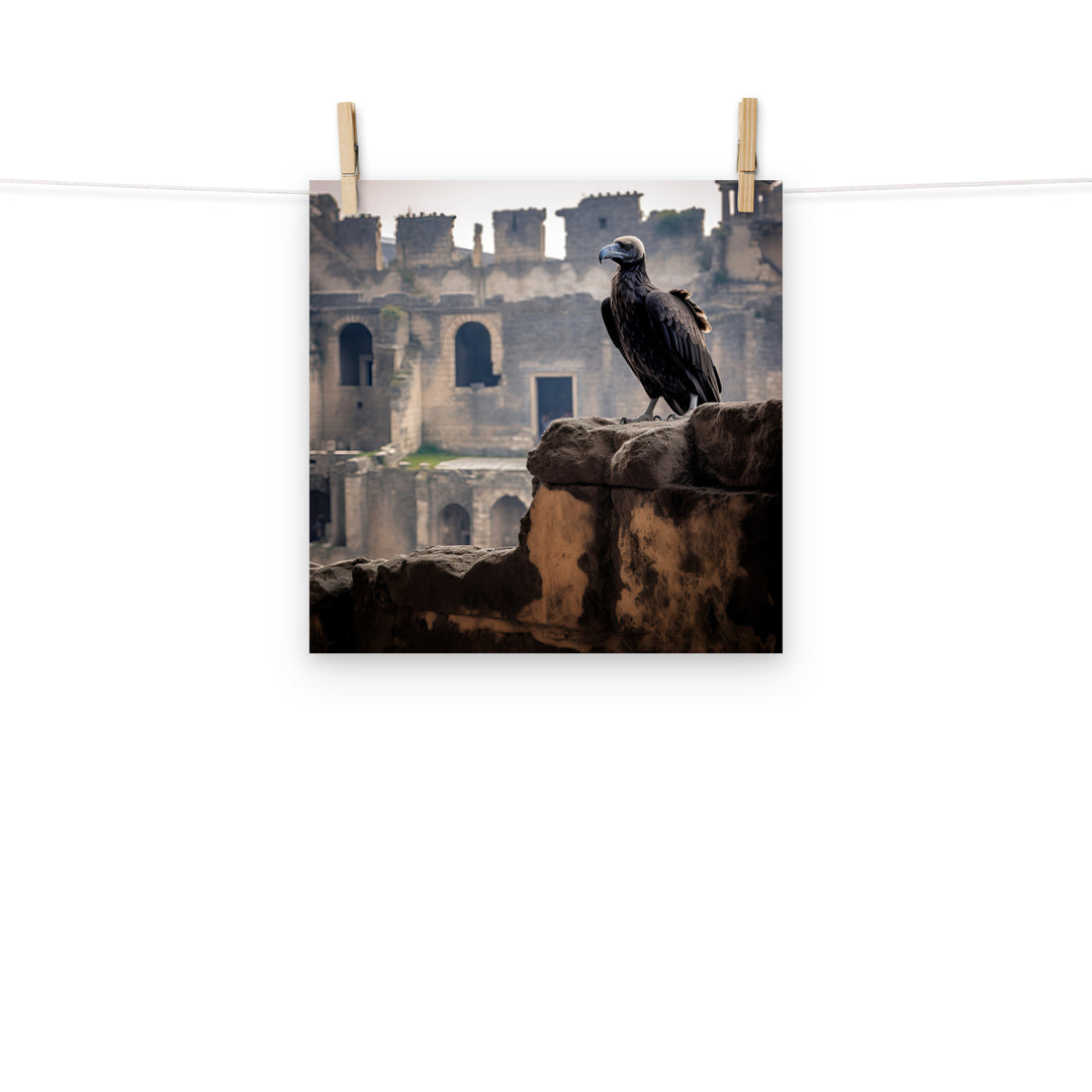 Vulture Photo paper poster - PosterfyAI.com