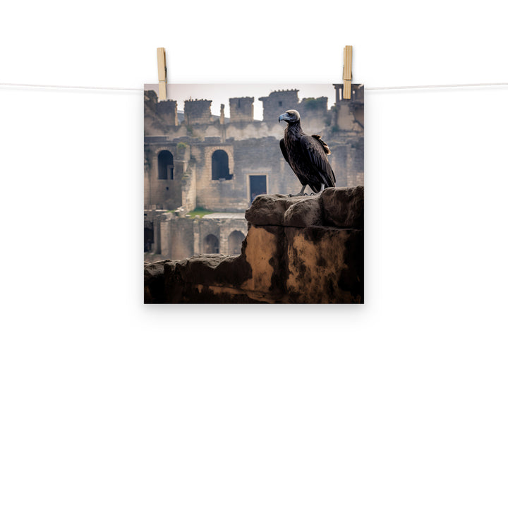 Vulture Photo paper poster - PosterfyAI.com