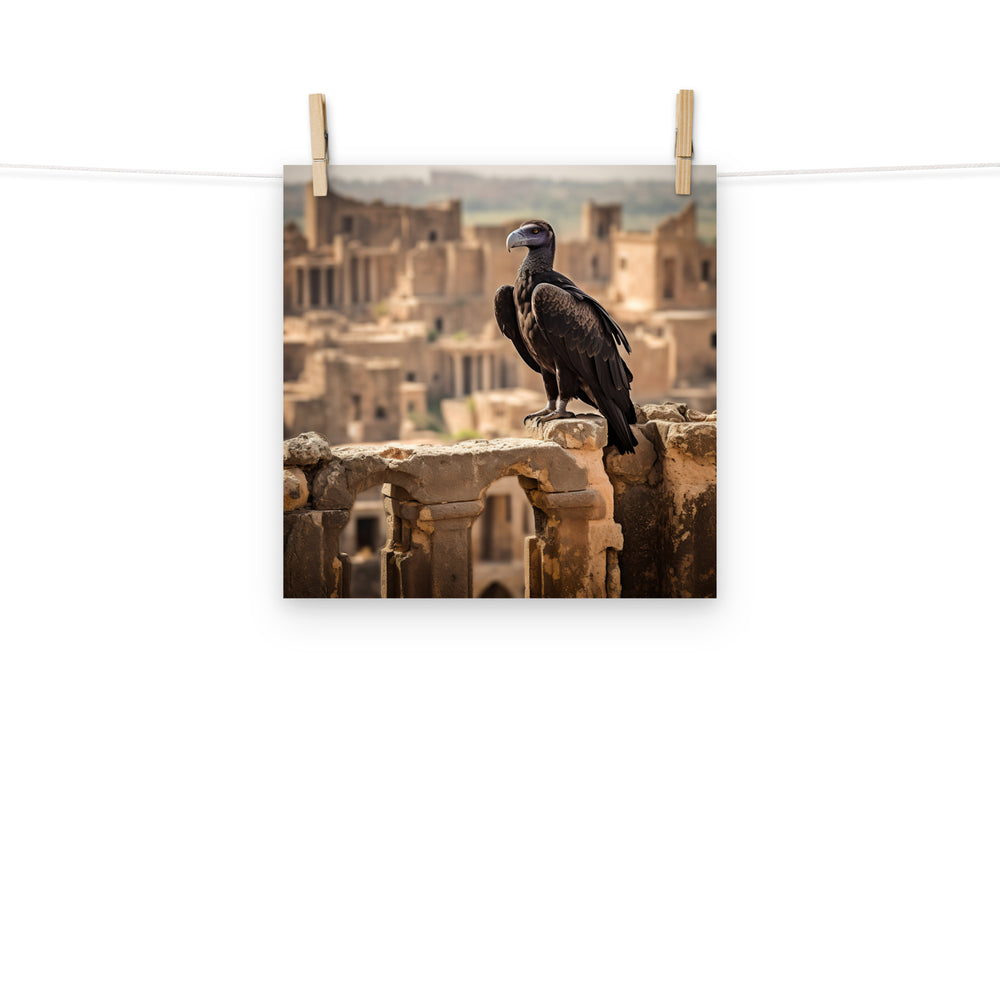 Vulture Photo paper poster - PosterfyAI.com