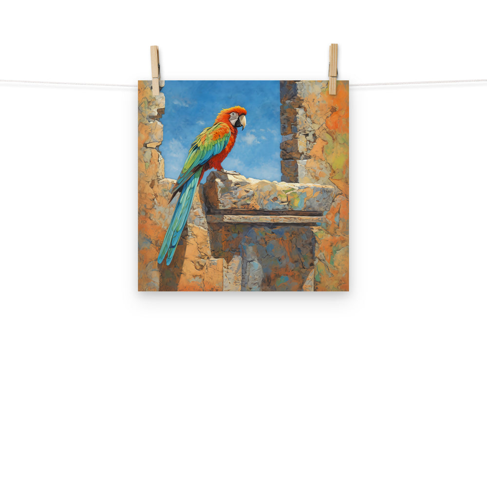 Macaw Photo paper poster - PosterfyAI.com