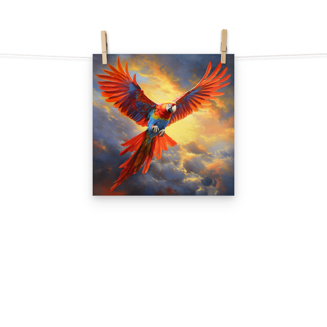 Macaw Photo paper poster - PosterfyAI.com