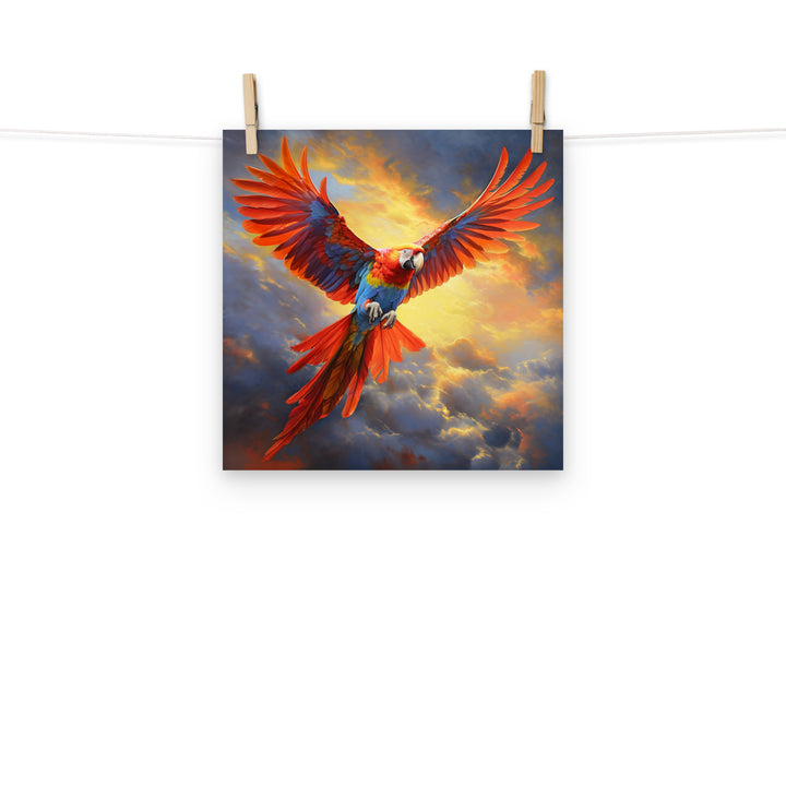 Macaw Photo paper poster - PosterfyAI.com
