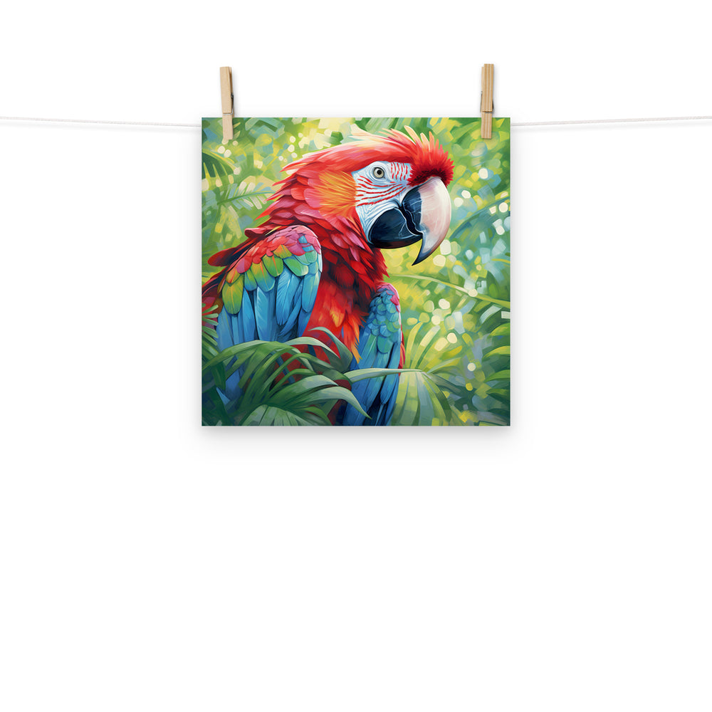 Macaw Photo paper poster - PosterfyAI.com