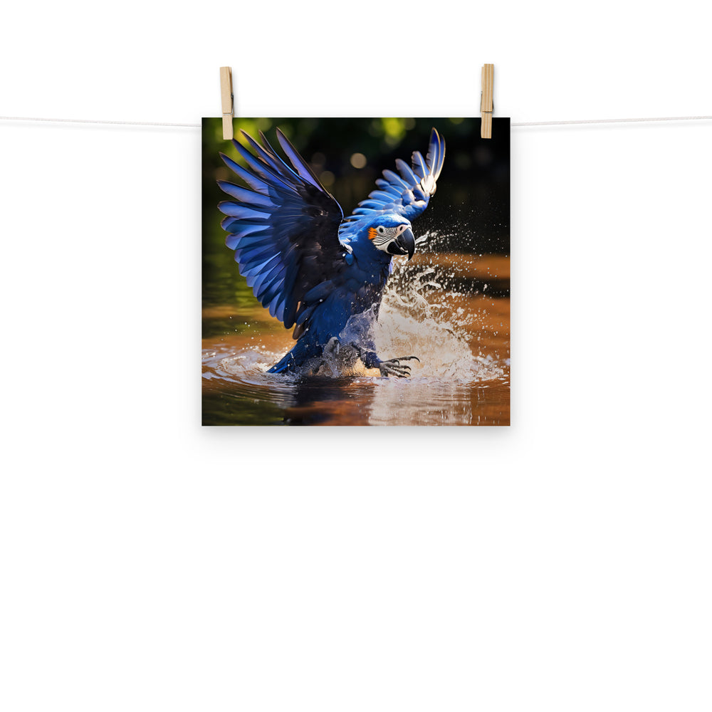 Macaw Photo paper poster - PosterfyAI.com
