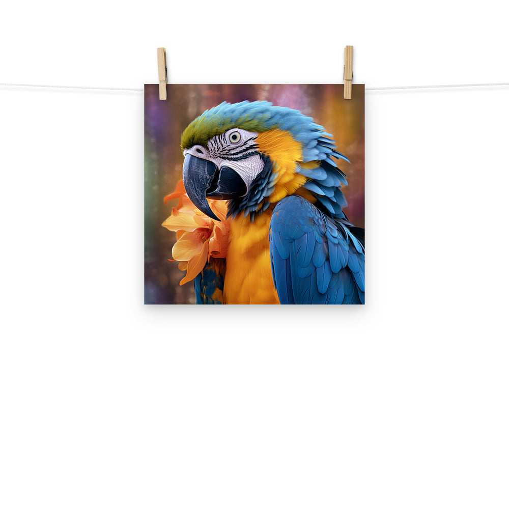 Macaw Photo paper poster - PosterfyAI.com