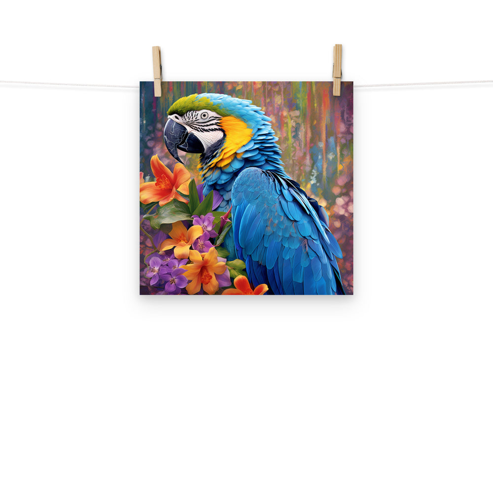 Macaw Photo paper poster - PosterfyAI.com