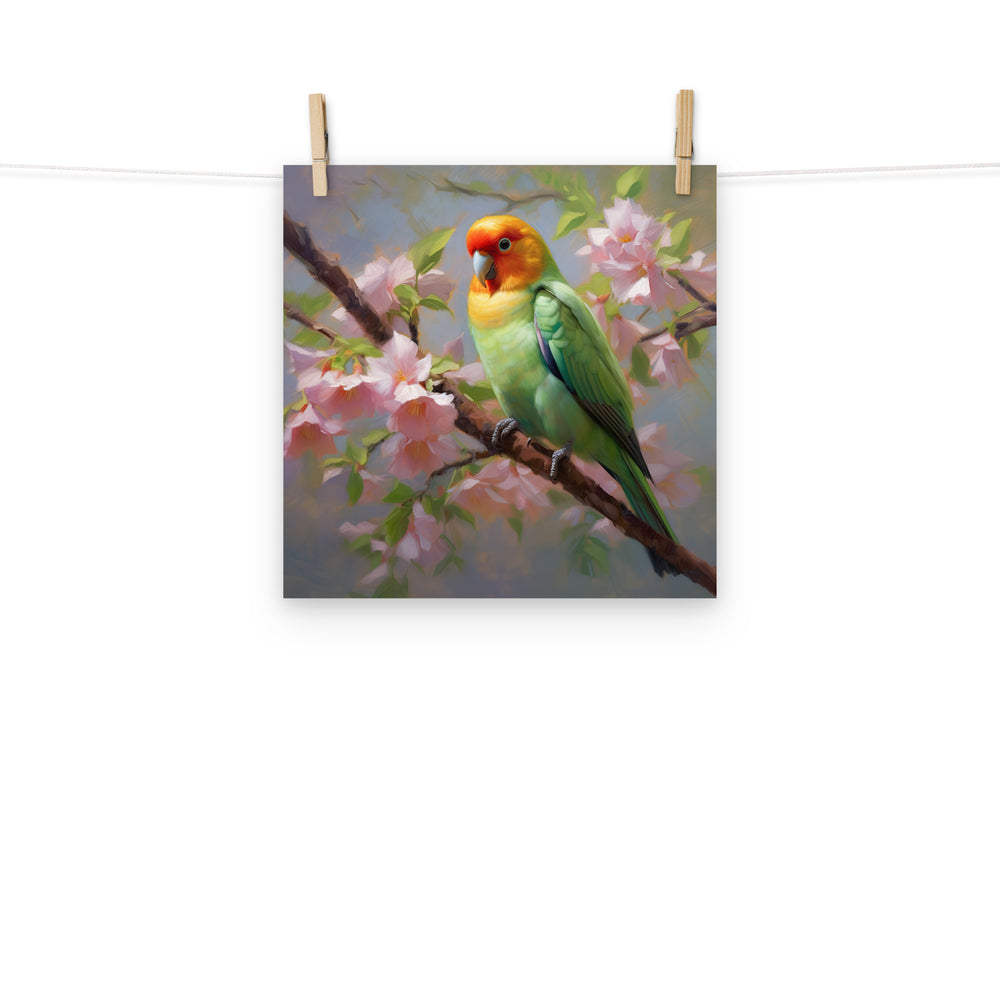 Lovebird Photo paper poster - PosterfyAI.com